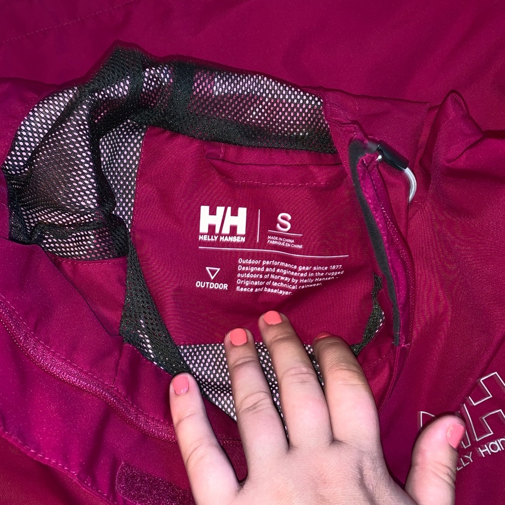 Helly Hansen Pink Rain Jacket - Picture 7 of 8